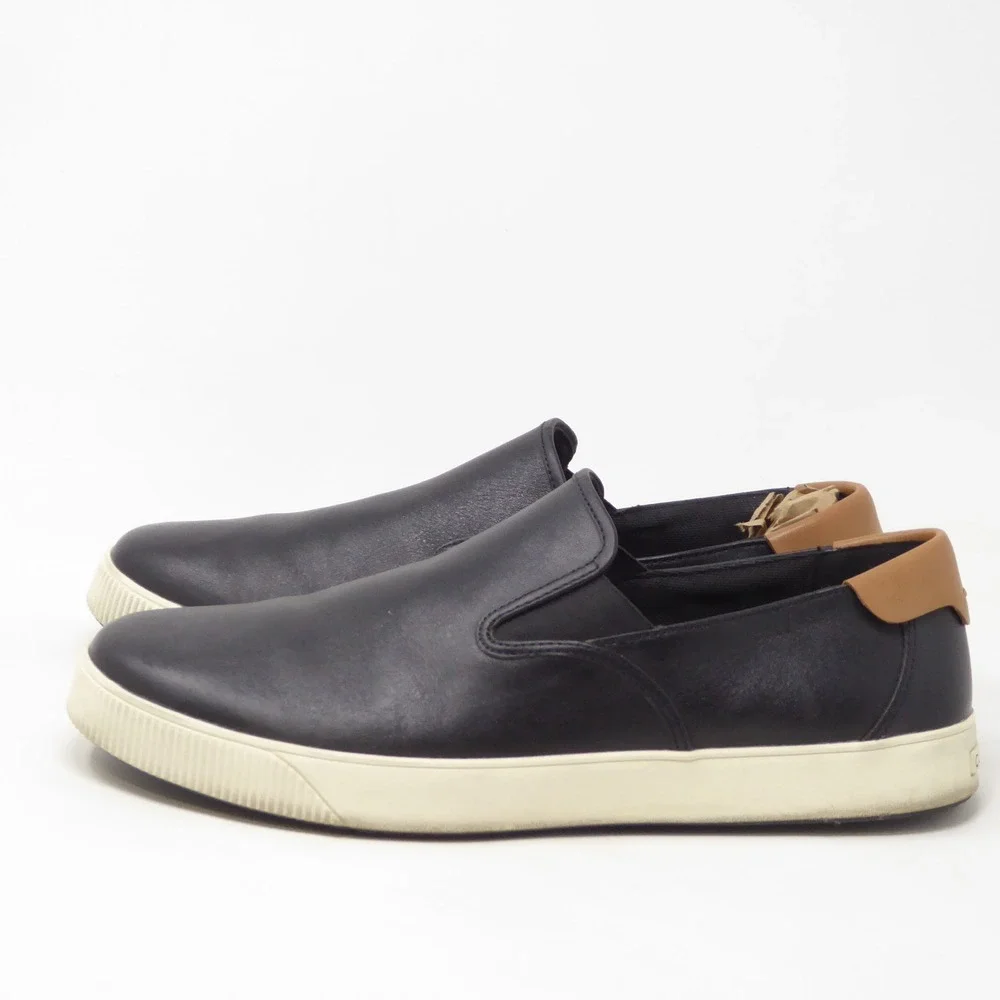 Cole Haan Mens Nantucket 2.0 Slip On Sneakers Black Leather C33214 10M